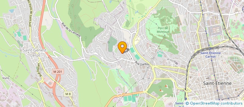 localisation de l'entreprise MONSIEUR YAHYA OBA  SAINT-ETIENNE