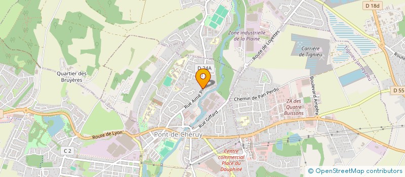 localisation de l'entreprise MONSIEUR YAHYA SAYAN  PONT-DE-CHERUY