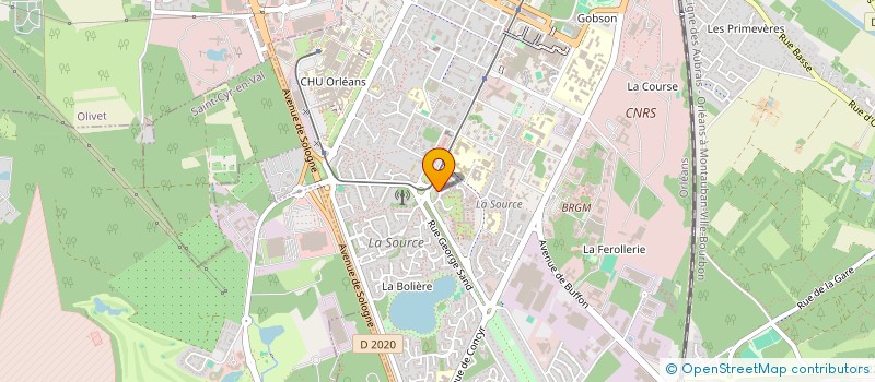 localisation de l'entreprise MONSIEUR YAHYA SOUIKI à ORLEANS