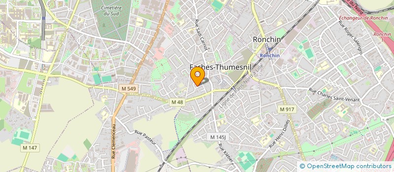 localisation de l'entreprise MONSIEUR YAHYA TAADOU  FACHES-THUMESNIL