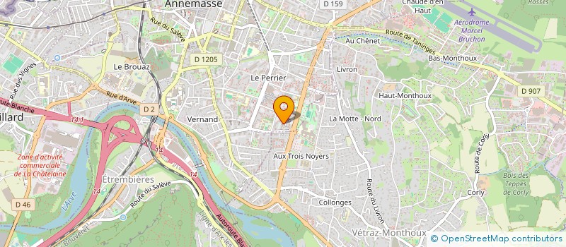 localisation de l'entreprise MONSIEUR YAHYA TOK  ANNEMASSE