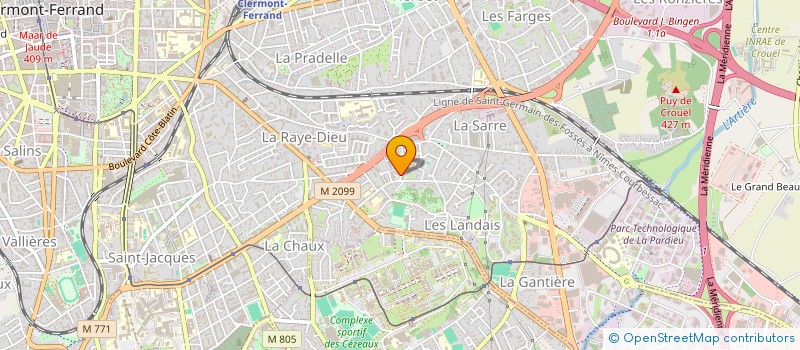 localisation de l'entreprise MONSIEUR YAKHOUB DIABY  CLERMONT-FERRAND