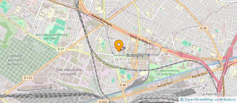 localisation de l'entreprise MONSIEUR YAKHOUBA SISSOKO  BOBIGNY