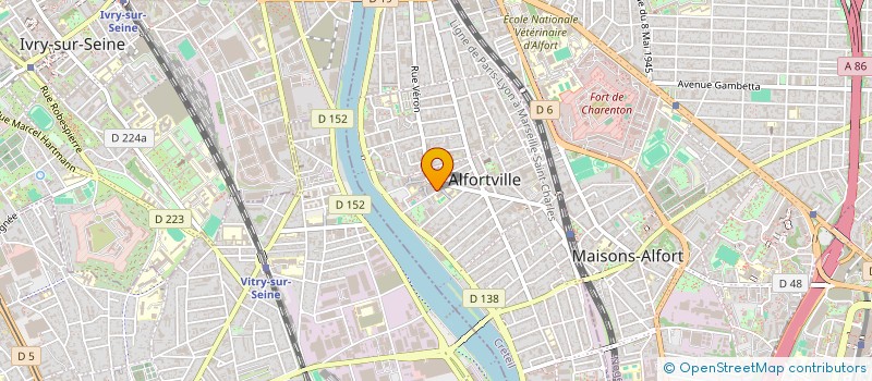 localisation de l'entreprise MONSIEUR YAKHYA TRAORE à ALFORTVILLE