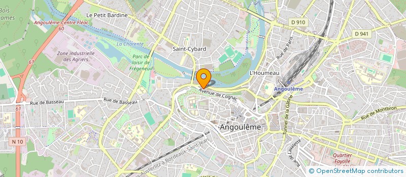 localisation de l'entreprise MONSIEUR YAKIME SIGO HOUMADI à ANGOULEME