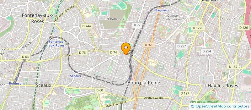 localisation de l'entreprise MONSIEUR YAKINE BOUZIDI à BOURG-LA-REINE