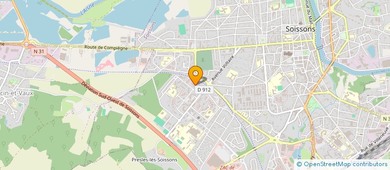 localisation de l'entreprise MONSIEUR YAKOB GHERETUSNAE à SOISSONS