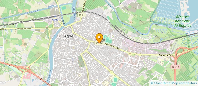 localisation de l'entreprise MONSIEUR YAKOUB BOUKERDENNA  AGDE