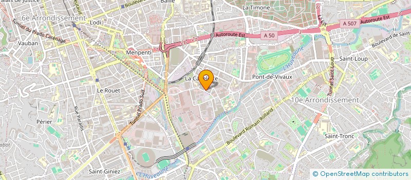 localisation de l'entreprise MONSIEUR YAKOUB HAMDATNI  MARSEILLE