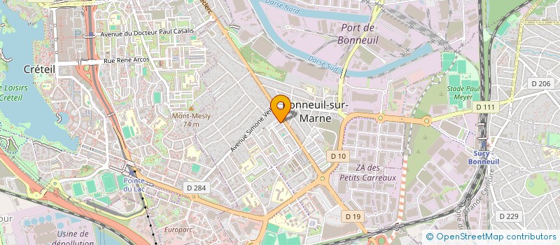 localisation de l'entreprise MONSIEUR YAKOUB KADDAR  BONNEUIL-SUR-MARNE