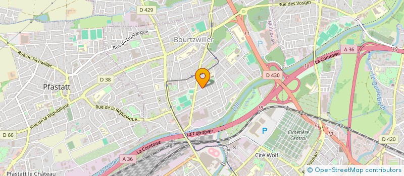 localisation de l'entreprise MONSIEUR YAKUP CELIK  MULHOUSE