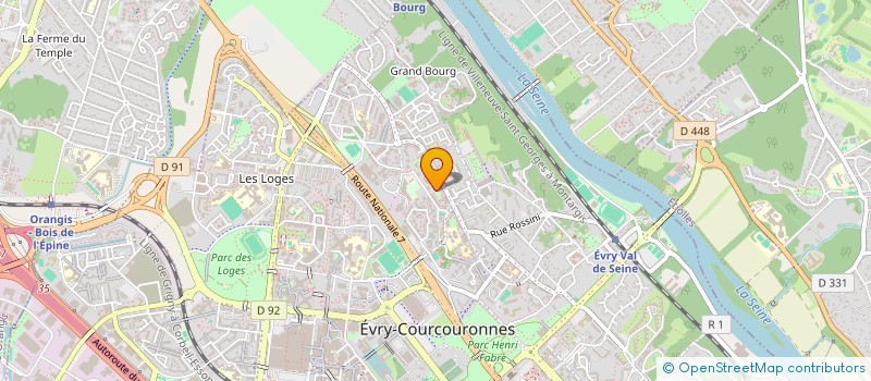 localisation de l'entreprise MONSIEUR YAKUP SENER  EVRY-COURCOURONNES