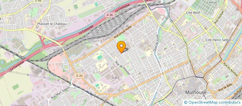 localisation de l'entreprise MONSIEUR YAKUP ZENGIN  MULHOUSE