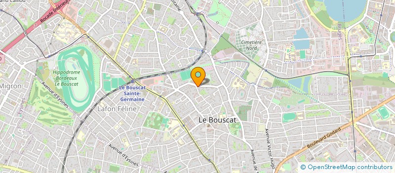 localisation de l'entreprise MONSIEUR YALBERT DIAZ  LE BOUSCAT