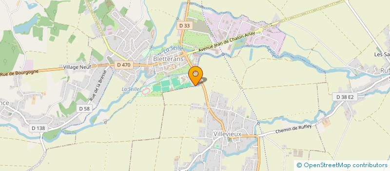 localisation de l'entreprise MONSIEUR YALCIN AKSU  BLETTERANS