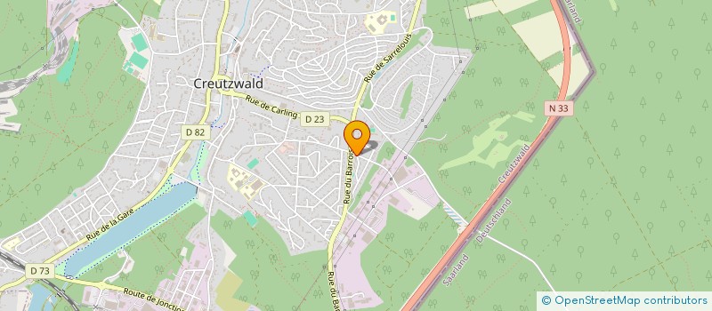 localisation de l'entreprise MONSIEUR YALCIN CAKMAK  CREUTZWALD