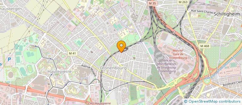 localisation de l'entreprise MONSIEUR YALCIN TOPCU à STRASBOURG