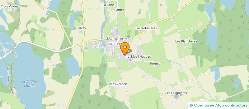 localisation de l'entreprise MONSIEUR YALCIN YILMAZ  DOMPIERRE-SUR-VEYLE