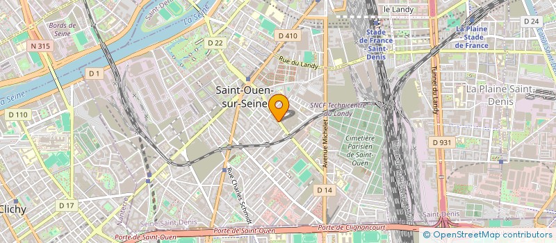 localisation de l'entreprise MONSIEUR YALID AMIMER à SAINT-OUEN-SUR-SEINE
