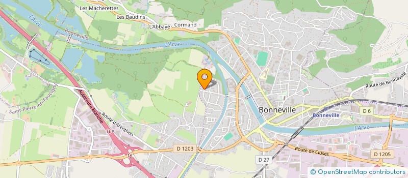 localisation de l'entreprise MONSIEUR YALIK BRETZNER  BONNEVILLE