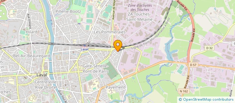 localisation de l'entreprise MONSIEUR YAMAL ISSA à LAVAL