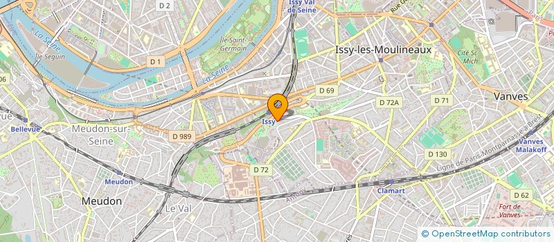 localisation de l'entreprise MONSIEUR YAMANI SIDALI à ISSY-LES-MOULINEAUX