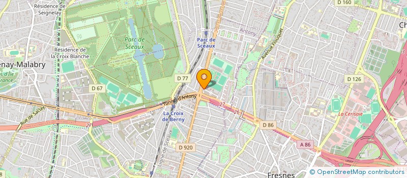 localisation de l'entreprise MONSIEUR YAMATO HAGI  LA GARENNE-COLOMBES