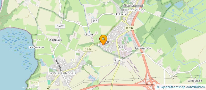 localisation de l'entreprise MONSIEUR YAMBONYO LUMINI  CHATEAUNEUF-D'ILLE-ET-VILAINE