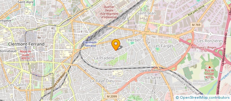 localisation de l'entreprise MONSIEUR YAMEN AL BASTATI AL JAYASH  CLERMONT-FERRAND