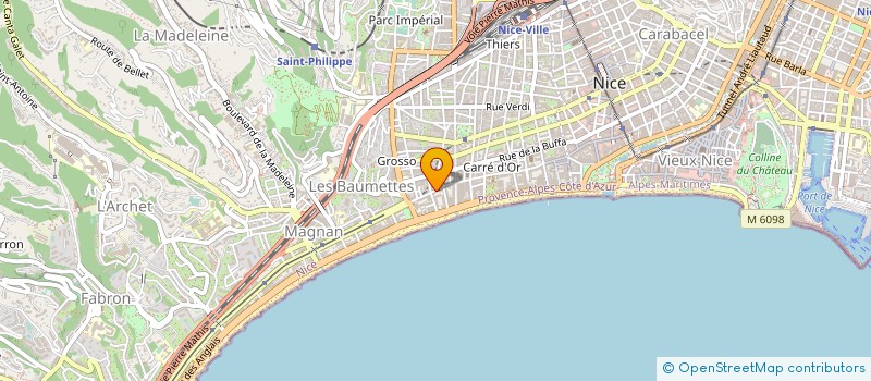 localisation de l'entreprise MONSIEUR YAMEN ISSA à NICE