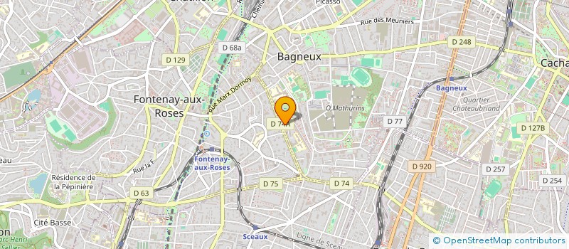 localisation de l'entreprise MONSIEUR YAMEN MORRI  BAGNEUX