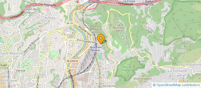 localisation de l'entreprise MONSIEUR YAMIN AFOUF  NICE