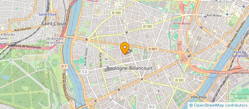 localisation de l'entreprise MONSIEUR YAMIN DJOUDI à BOULOGNE-BILLANCOURT