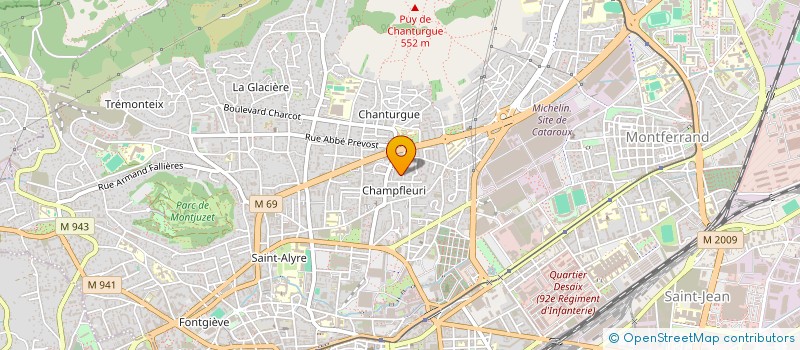 localisation de l'entreprise MONSIEUR YAMIN MEFTAH  CLERMONT-FERRAND