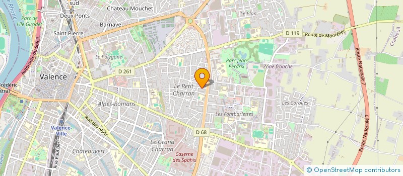 localisation de l'entreprise MONSIEUR YAMIN OUECHTATI à VALENCE