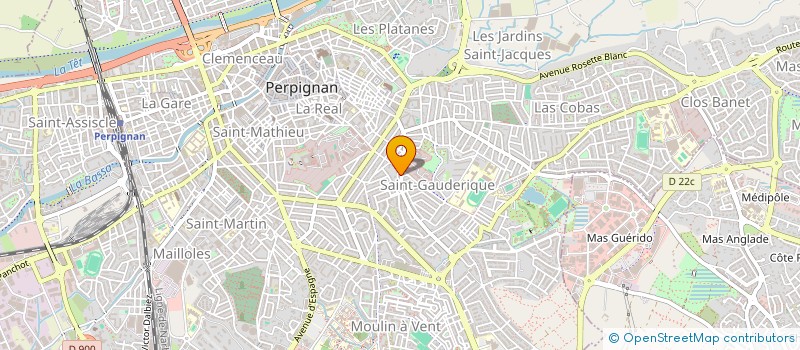 localisation de l'entreprise MONSIEUR YAMIN YABRIR  PERPIGNAN