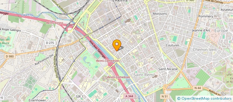 localisation de l'entreprise MONSIEUR YAMINE ABAMOUR  REIMS