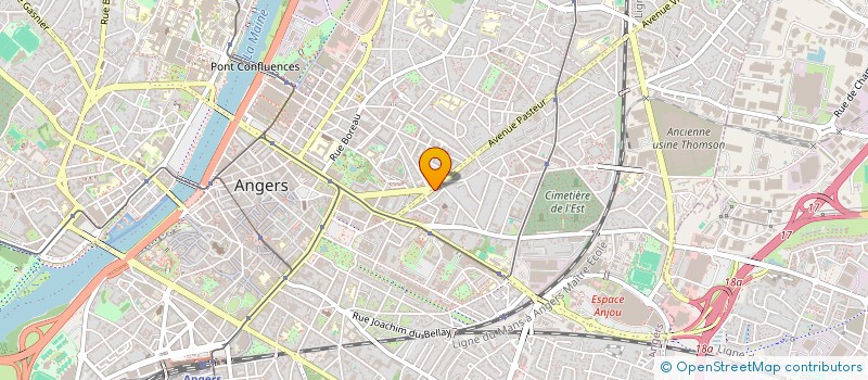 localisation de l'entreprise MONSIEUR YAMINE AHLAL  ANGERS