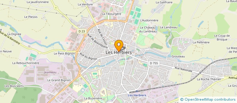 localisation de l'entreprise MONSIEUR YAMINE ALAOUI LEMRANI  LES HERBIERS