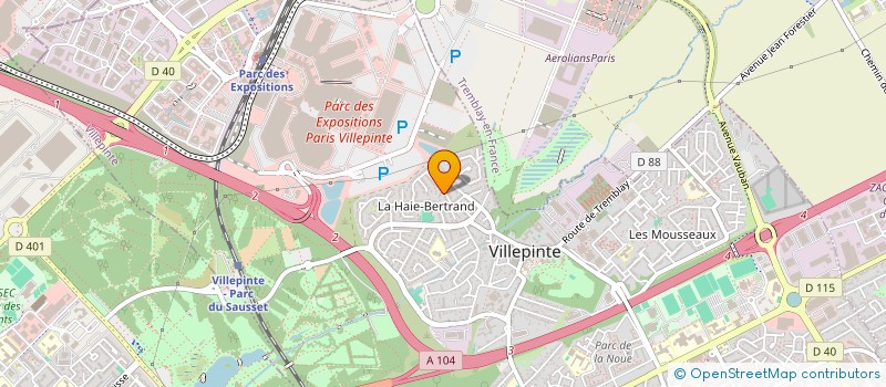 localisation de l'entreprise MONSIEUR YAMINE AMMARI  VILLEPINTE