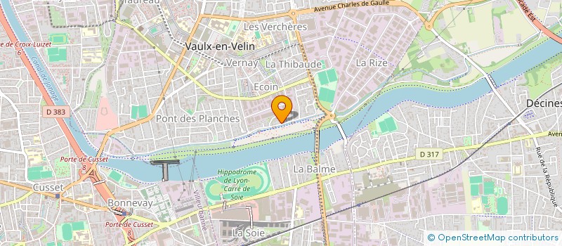 localisation de l'entreprise MONSIEUR YAMINE BELHACHEMI  VAULX-EN-VELIN