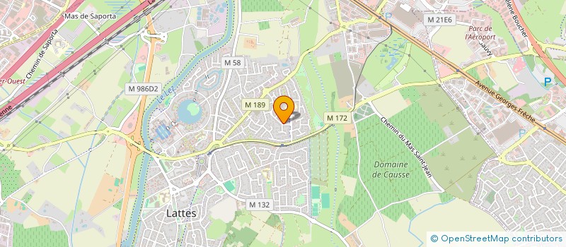 localisation de l'entreprise MONSIEUR YAMINE BENABDALLAH à LATTES