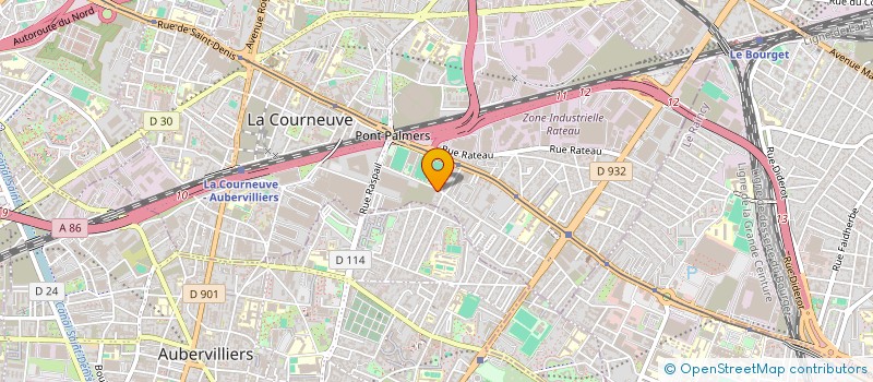 localisation de l'entreprise MONSIEUR YAMINE BENALLAL MOHA à LA COURNEUVE