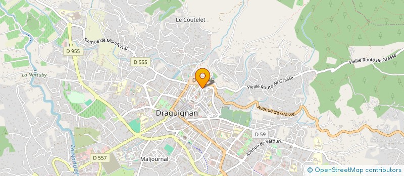 localisation de l'entreprise MONSIEUR YAMINE BERCHOUM  DRAGUIGNAN