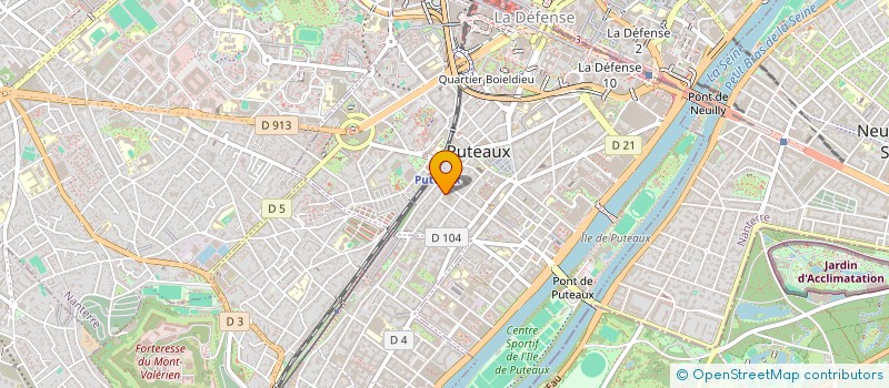 localisation de l'entreprise MONSIEUR YAMINE BOUDIAF  PUTEAUX