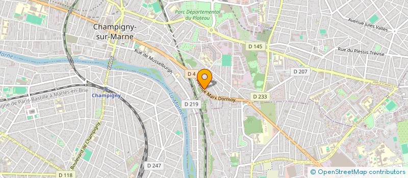 localisation de l'entreprise MONSIEUR YAMINE BOUROUIH  CHAMPIGNY-SUR-MARNE