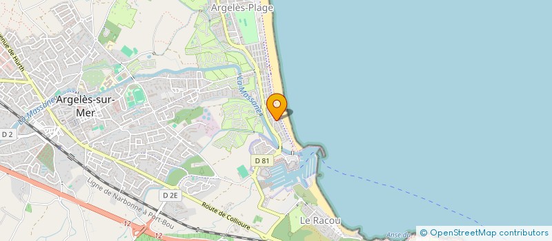 localisation de l'entreprise MONSIEUR YAMINE KEMMAT à ARGELES-SUR-MER