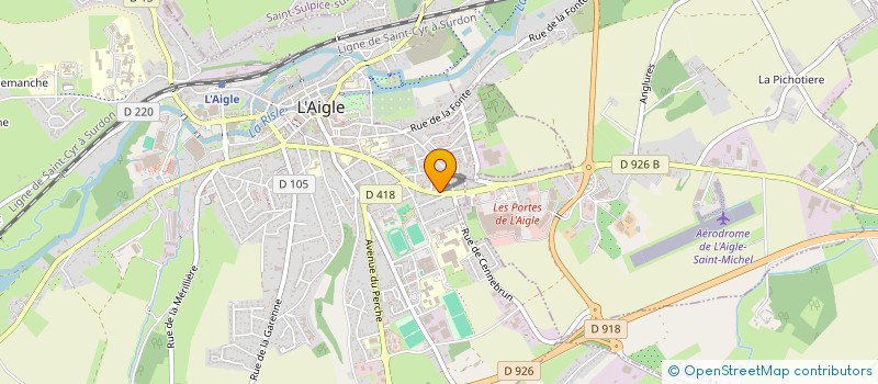 localisation de l'entreprise MONSIEUR YAMINE KOUHOUL à L'AIGLE