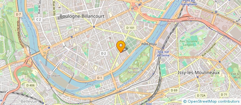 localisation de l'entreprise MONSIEUR YAMINE OUYECHOU  BOULOGNE-BILLANCOURT