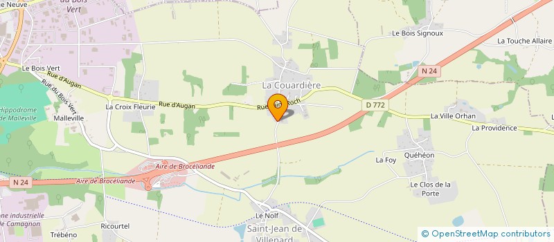 localisation de l'entreprise MONSIEUR YAMINE STIENNE  PLOERMEL